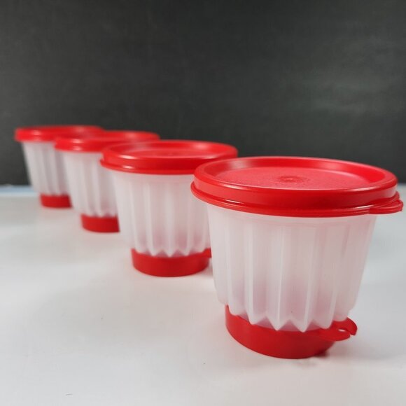 Tupperware Other - Tupperware Red and White Kitchen Food Storage Set